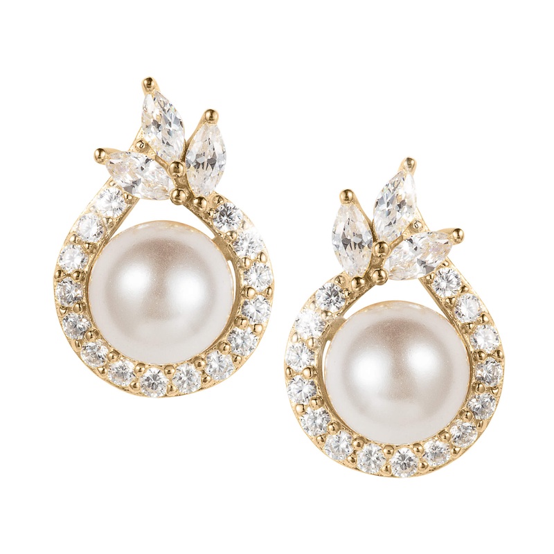 Oceans Moonlight Pearl Earrings