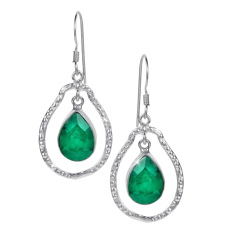 Serene Emerald Earrings