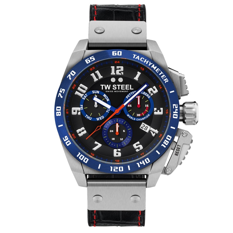 TW Steel Men's Black Fast Lane Watch TW1019