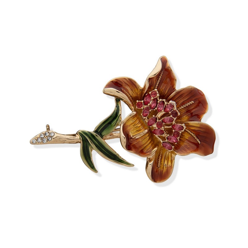 01B00060 - Anne Klein Hair Clip Gold metal Hair Clip