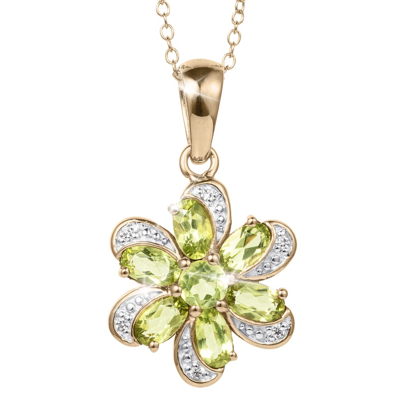 Flora Peridot Pendant