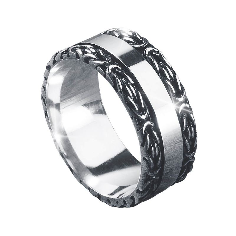 Byzantine Band Men's Ring 11