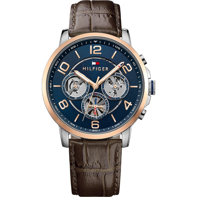 Tommy Hilfiger Mens Quartz  Leather Casual Watch TH1791290