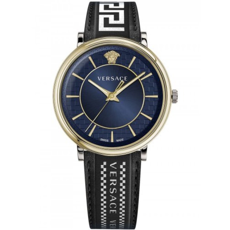 Versace Men's Watch V-Circle Blue Gold VE5A01821