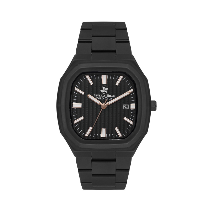BEVERLY HILLS POLO CLUB Mens Analog Black Dial Watch  BP3547X.650