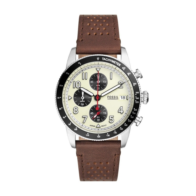Fossil FS6042 Men's Watch 42 mm Cream