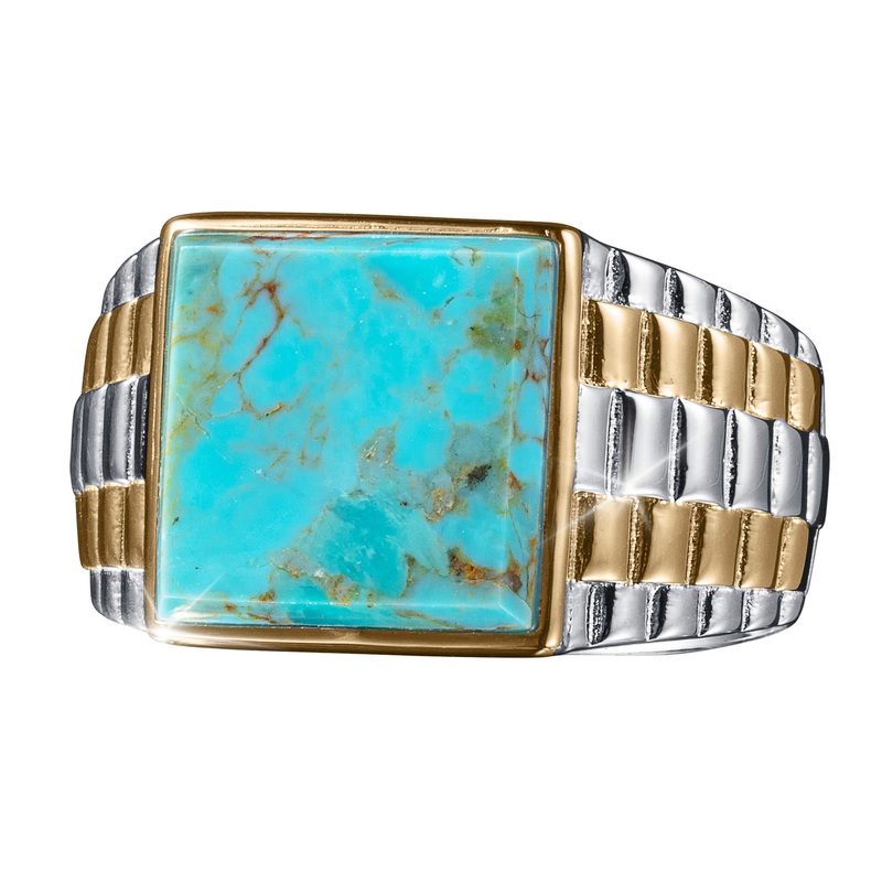 Turquoise Reflections Men's Ring 9