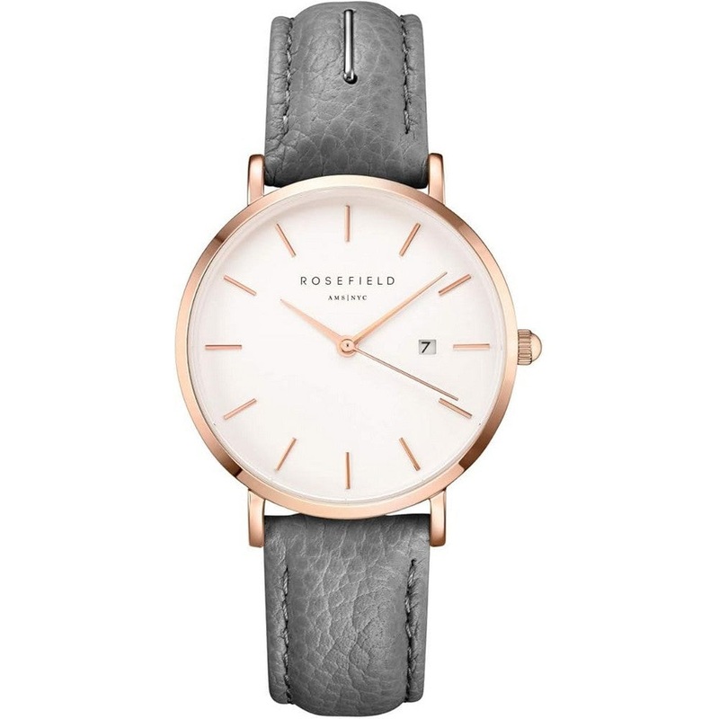ROSEFIELD SIGD-I82  The September Issue Gray gold Women's Watch 33 White Stainless Steel