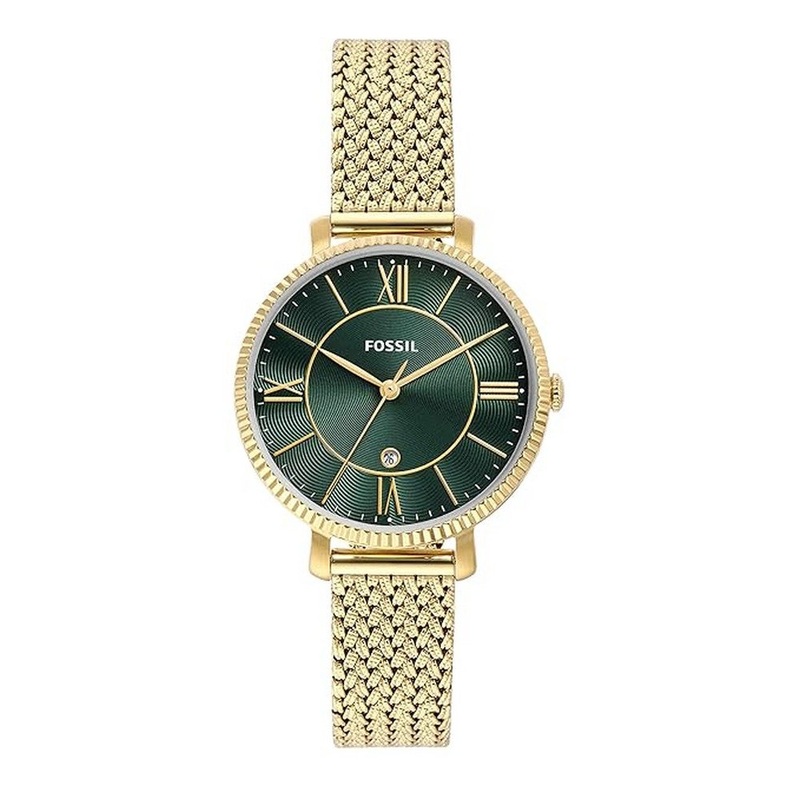 Fossil ES5242 Jacqueline Analog Green Dial Women's Watch ES5242 36 Green Stainless Steel