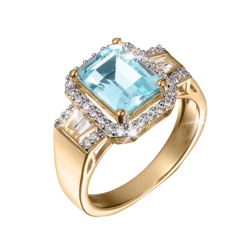 Golden Sky Topaz Ring 5