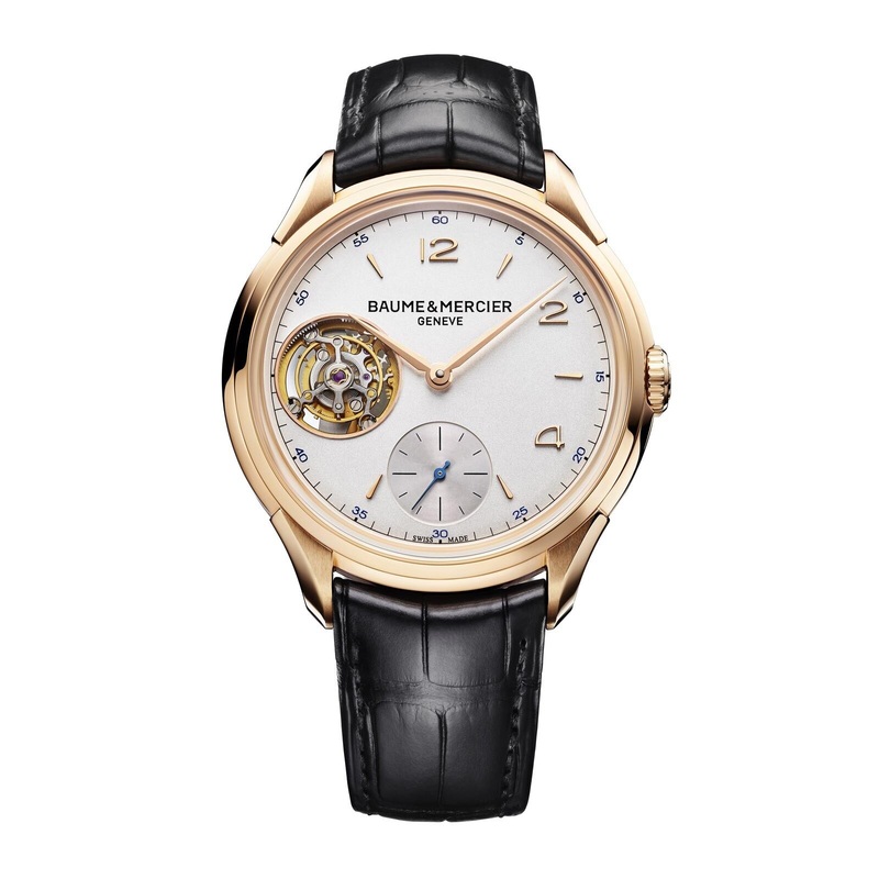 Baume et Mercier Clifton Tourbillon 18Kt Rose Gold Men's Watch 10143