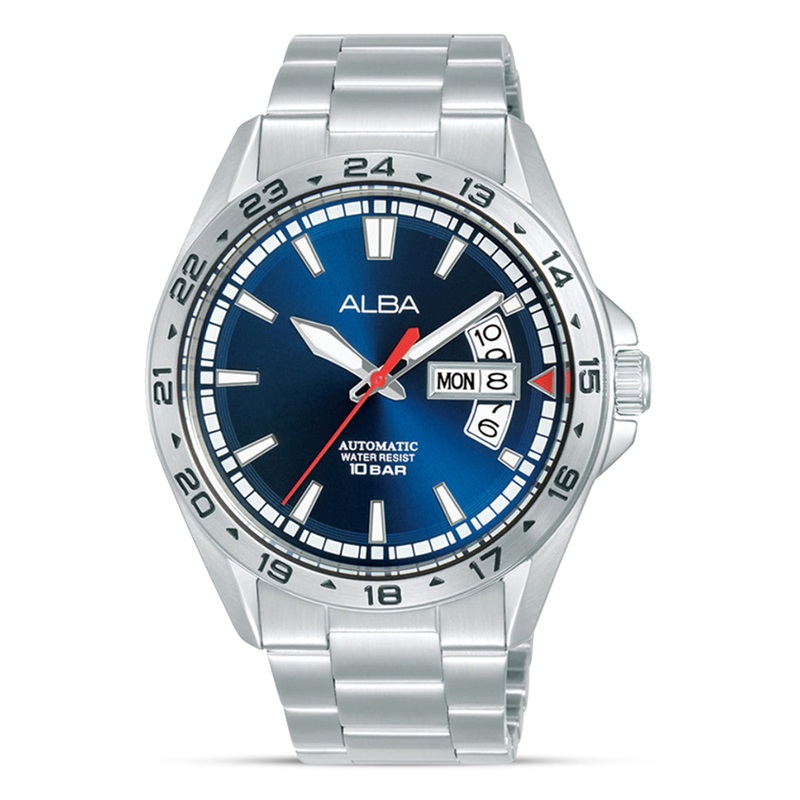 Alba Day-Date Blue Dial Automatic Men's Watch| AL4475