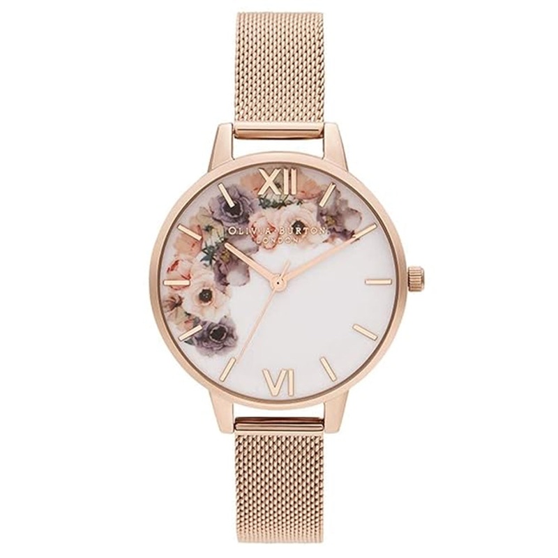 OLIVIA BURTON  OB16PP57 Ladies Quartz Watch 34 White Stainless Steel