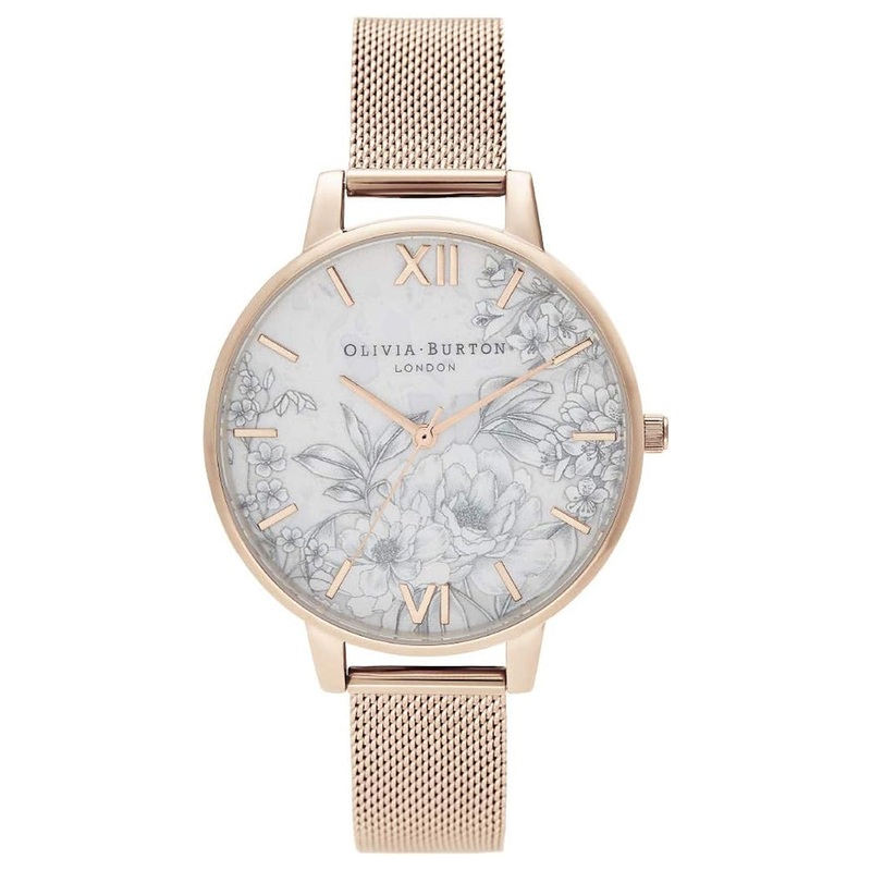 OLIVIA BURTON OB16TZ04 Ladies Watch 38 Grey Stainless Steel