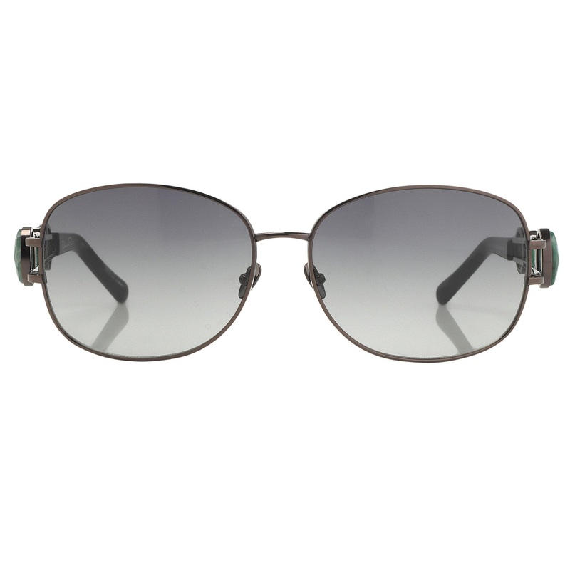 Oscar De La Renta Sunglasses Oval Bronze and Green