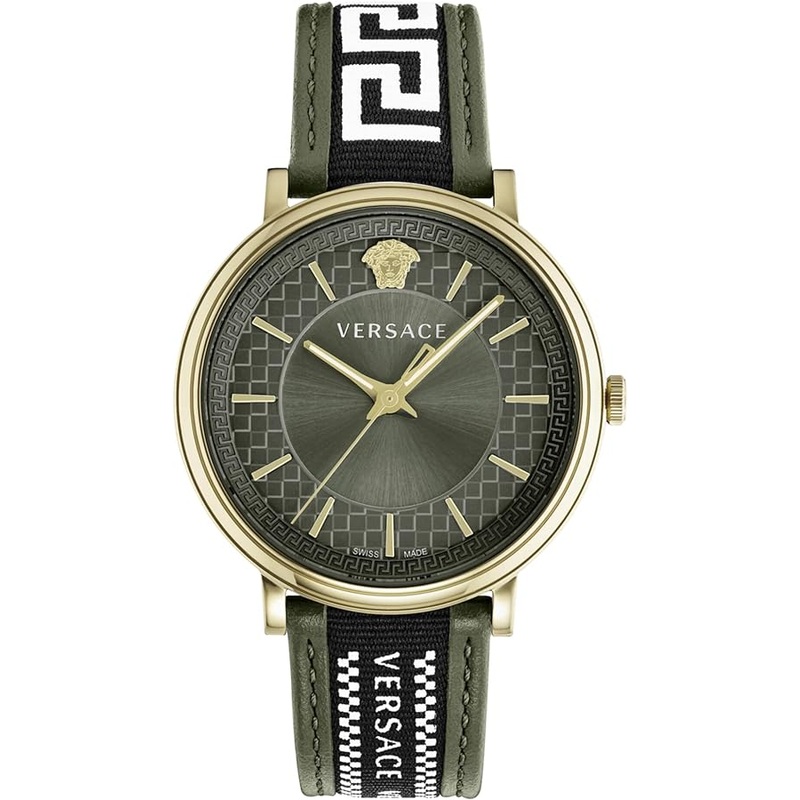 Versace Men's Watch V-Circle Green Gold VE5A01621