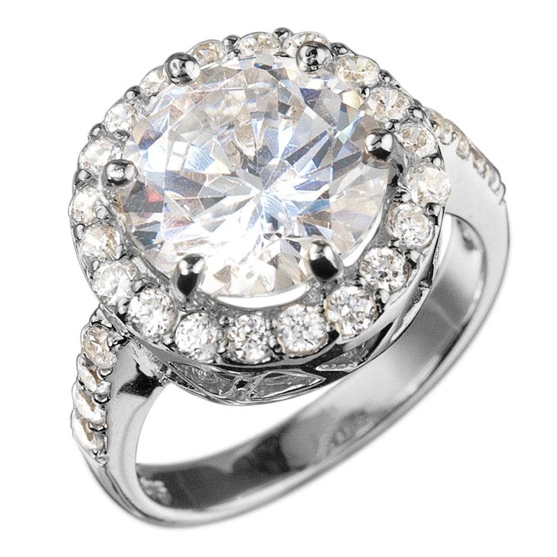 Versailles Rhodium Ring 6