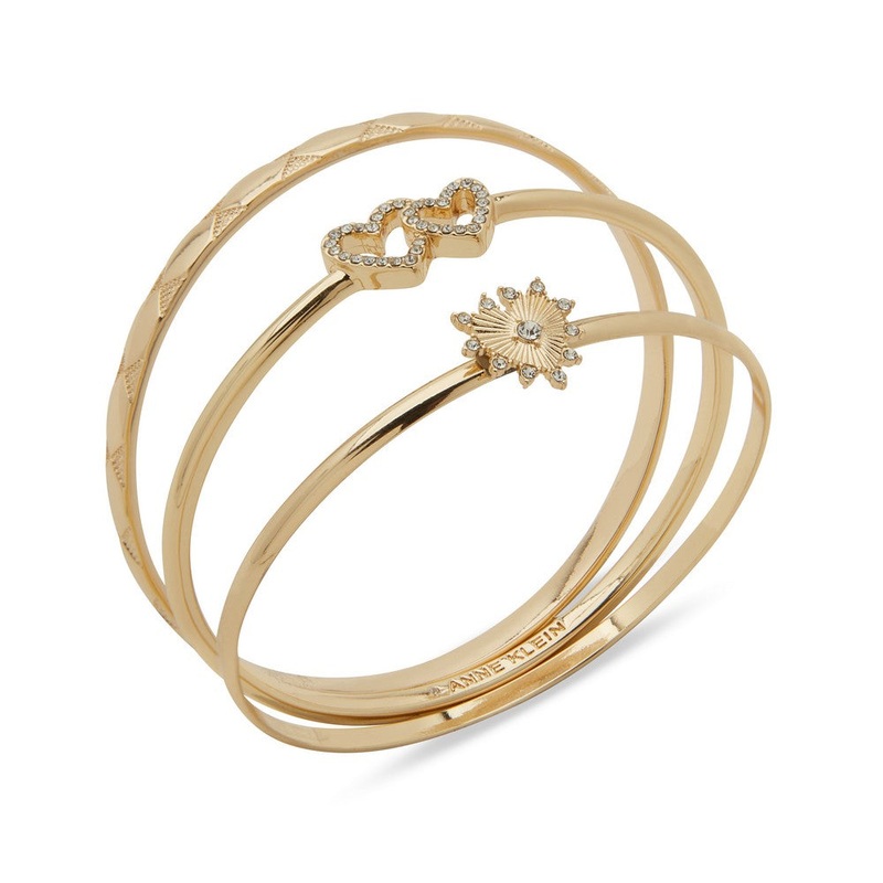 Anne Klein 01B00906 Bracelet Gold Brass, Steel Bracelet