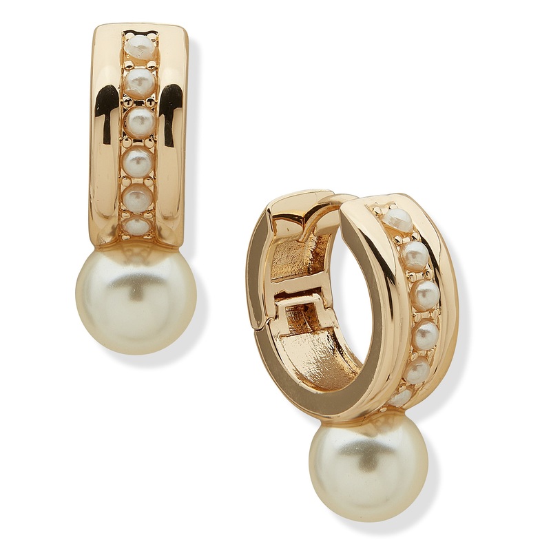 Anne Klein 01G01039 Earring Gold Brass, Steel Earring