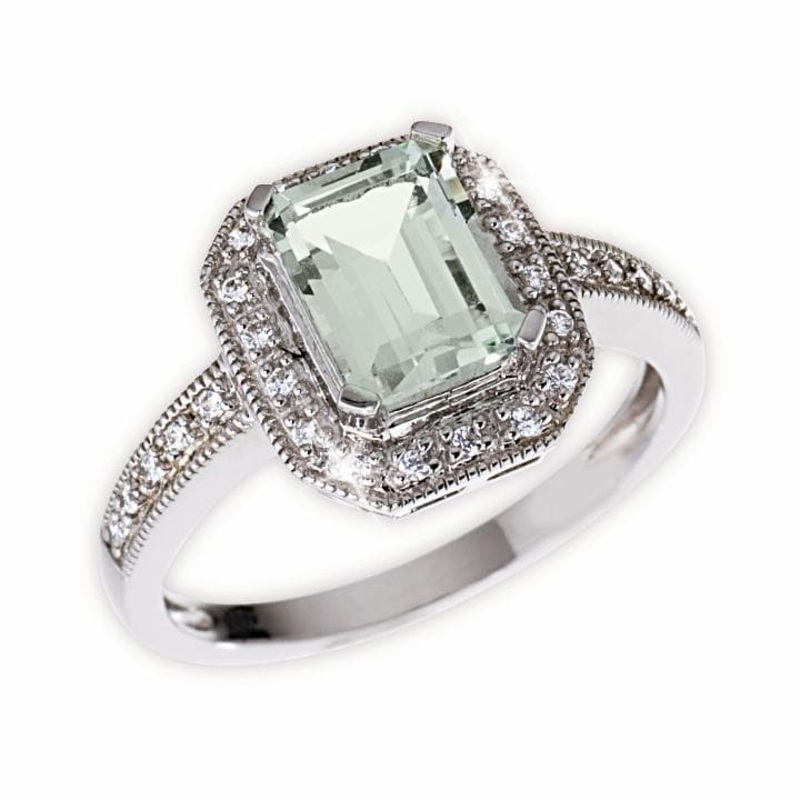 Balmoral Amethyst Set Ring 8