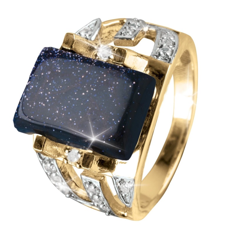 Lancelot Blue Sunstone Ring 13