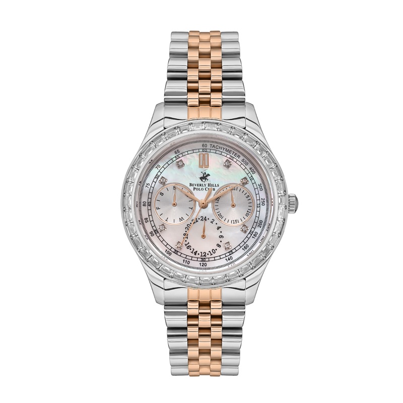 BEVERLY HILLS POLO CLUB Womens Stainless Steel Quartz Watch  BP3563X.520