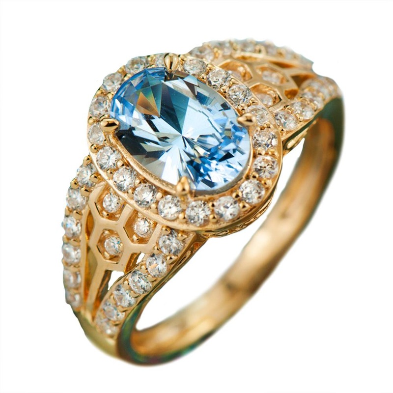 Sky Honeycomb Ring 5