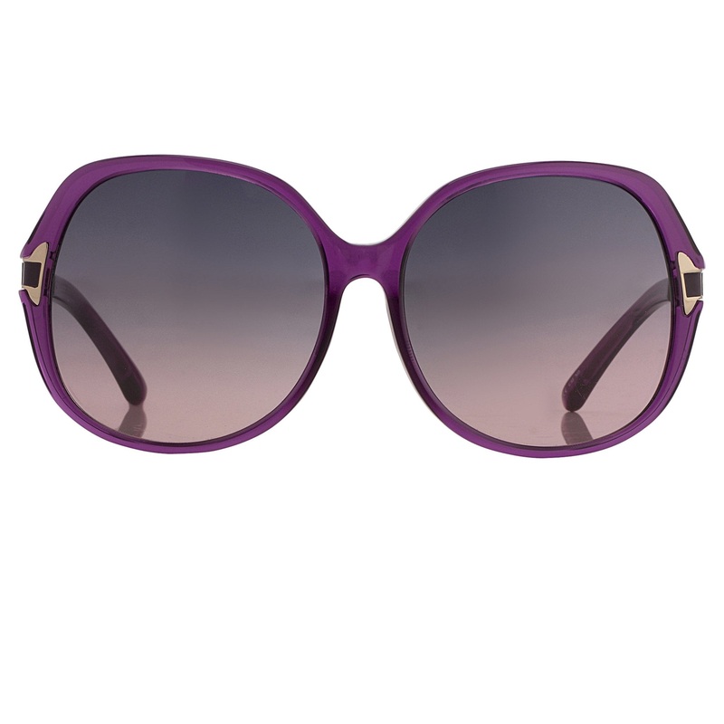 Oscar De La Renta Sunglasses Oversized Purple and Grey