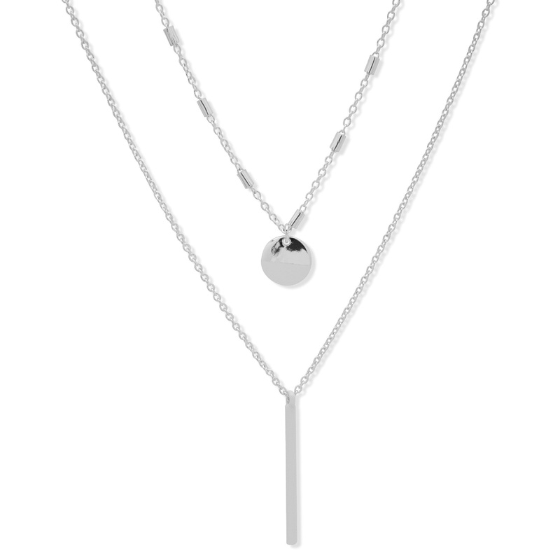 19N00192-Nine West Necklace Default Title metal Necklace