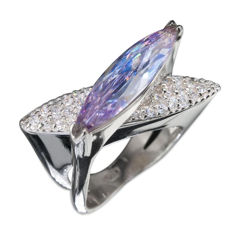 Blue Sculpture Ring 5