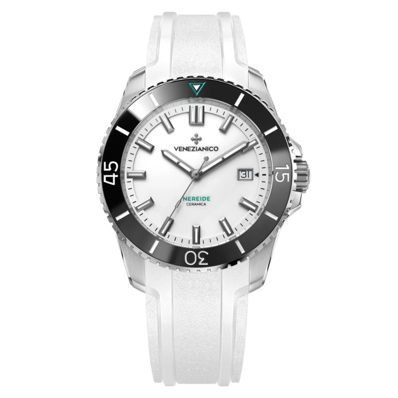 Venezianico Automatic Watch Nereide Ceramica White 4521531