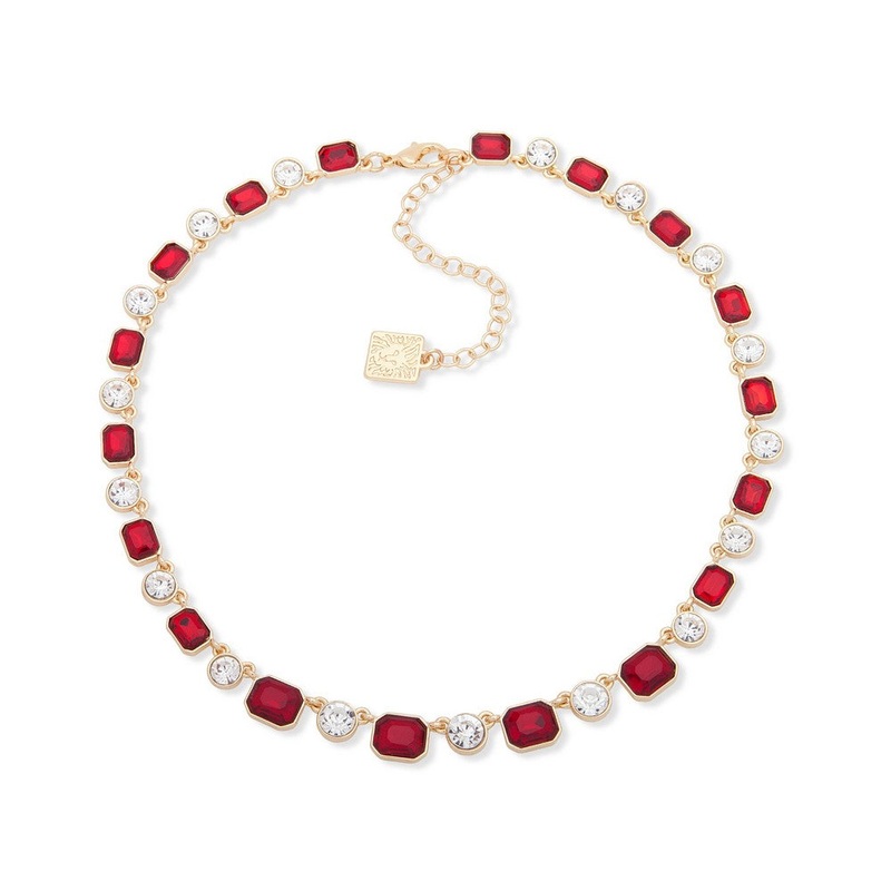 ANNE KLEIN 01N00506NK Siam/Crystal Siam/Crystal Gold, Crystal Necklace