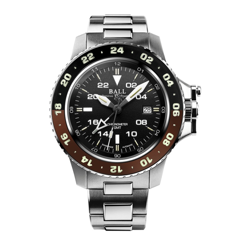Ball Men's Watch Engineer Hydrocarbon AeroGMT II Black DG2018C-S12C-BK