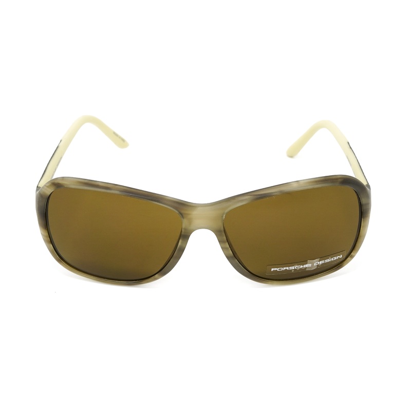 Porsche Design Unisex Rectangular Brown Grey Tortoise P8558 D