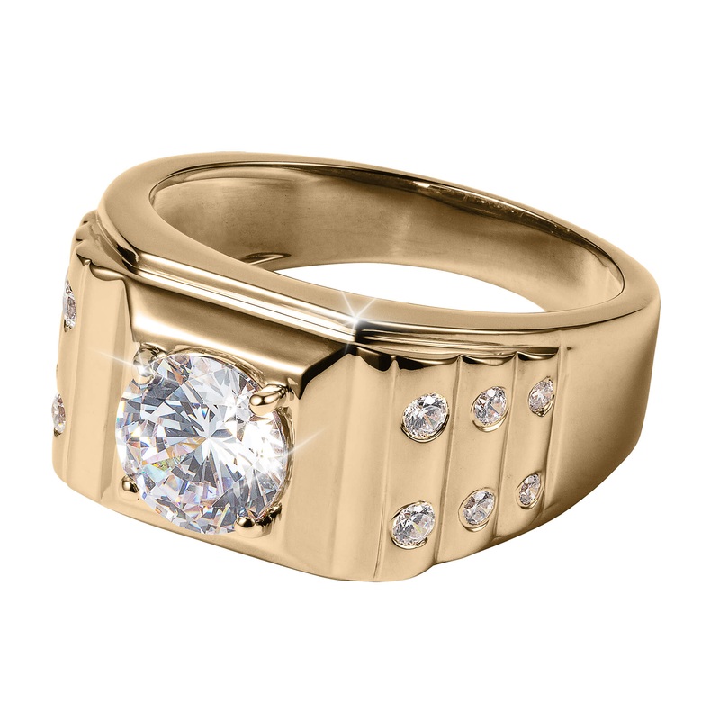 Golden Apex Men's Ring 9