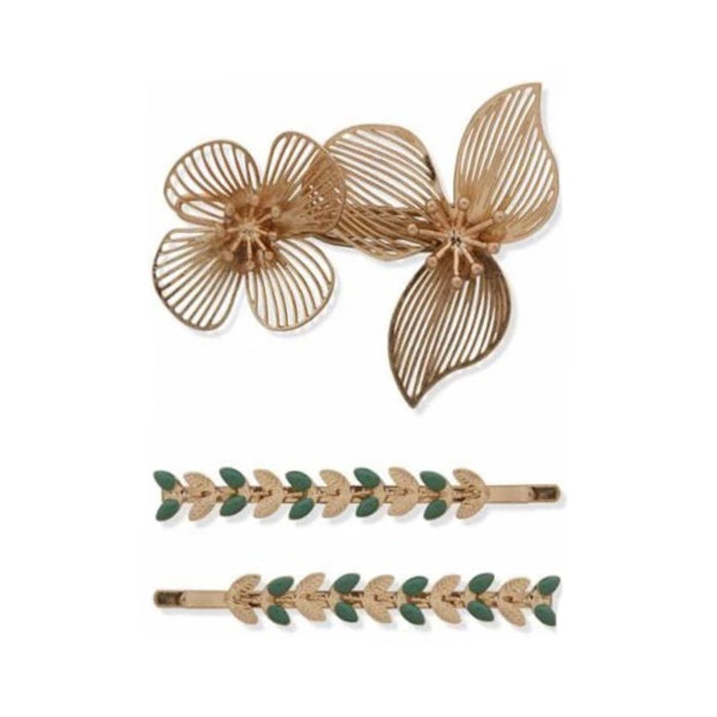 LONNA & LILLY JEWELRY 15H00058 HAIR Green STEEL HAIR