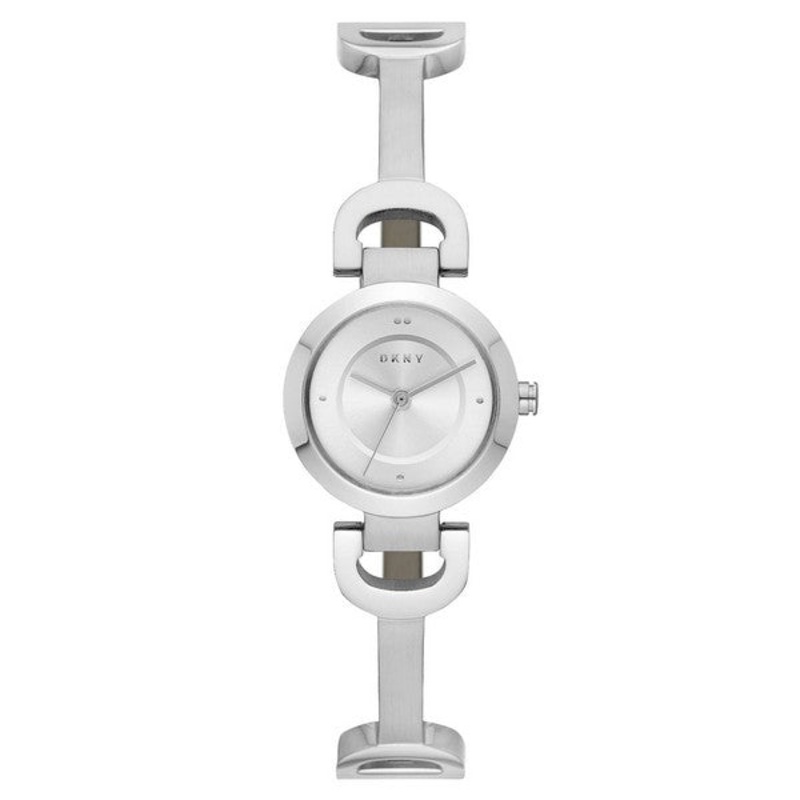 DKNY Women's Watch NY2748 - Sleek Black with Gold Accents 34 Black Stainless Steel