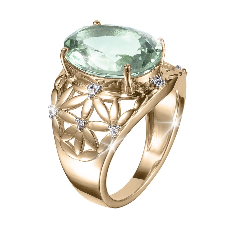 Eden Green Amethyst Ring 5