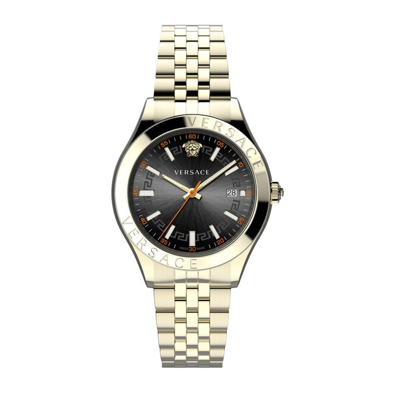 Versace Hellenyium Gold Stainless Steel Men's Watch VEVK01221
