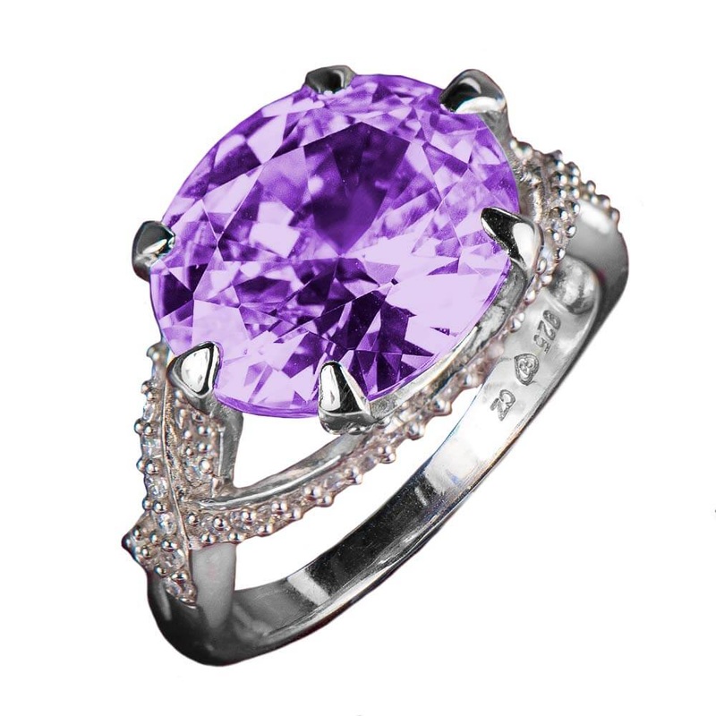 Flawless Thorn Rhodium Ring 5