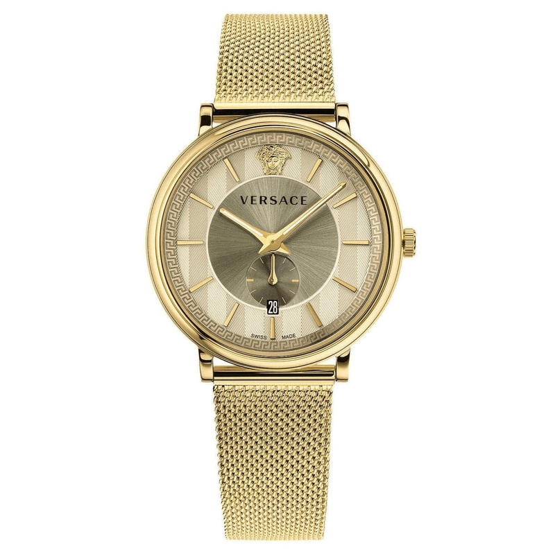 Versace Men's V-Circle Yellow Gold VBQ070017