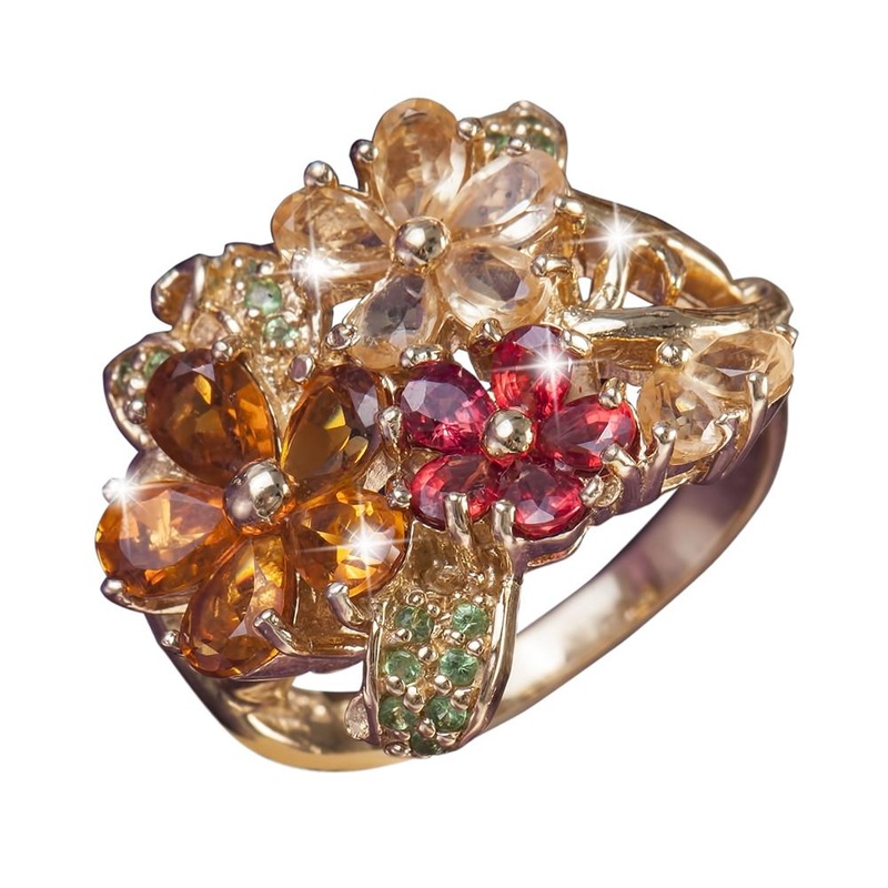 Golden Corsage Ring 6
