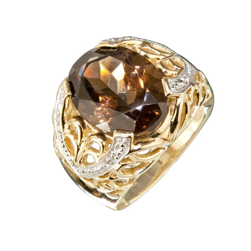 Smokey Topaz Ring 6