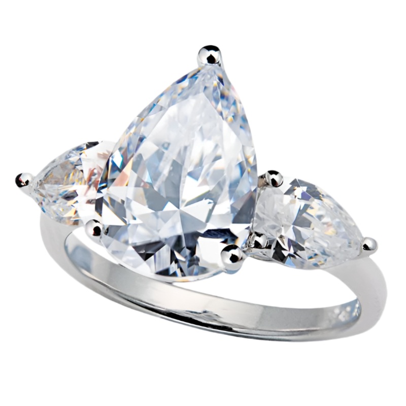 Pear Drop Ring 6