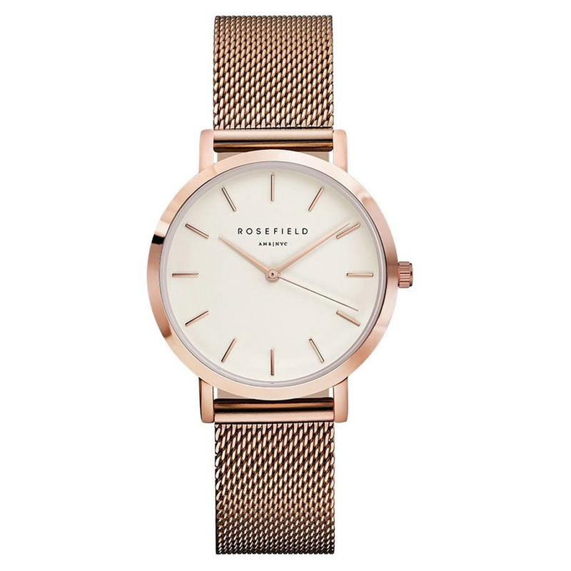 ROSEFIELD TWR-T50 The Tribeca White gold Women's Watch 33 White Stainless Steel