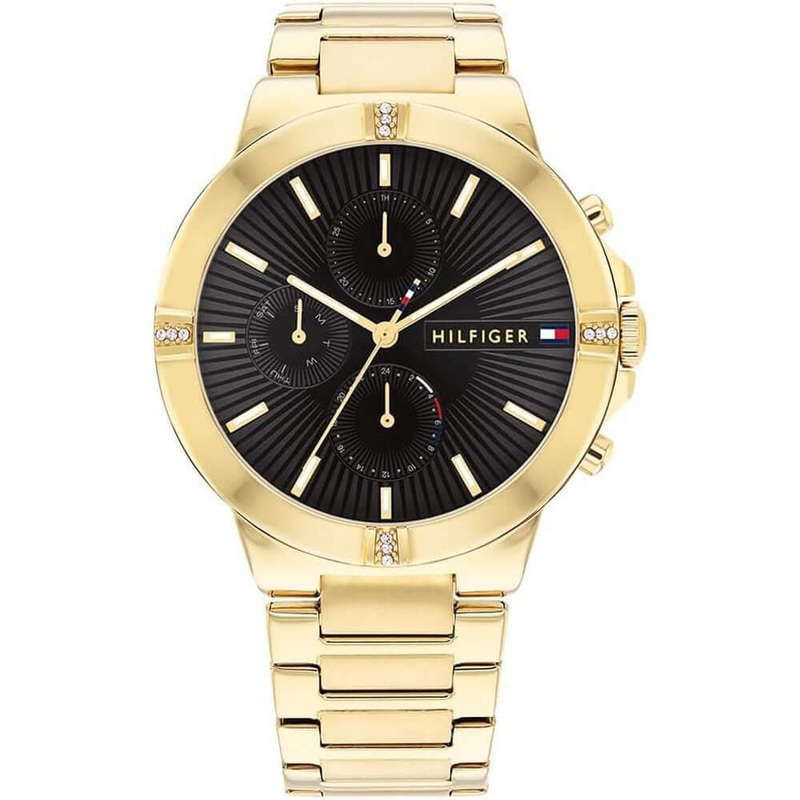 Tommy Hilfiger 1782380 Analogue Multifunction Quartz Women's Watch 34 Black Stainless Steel
