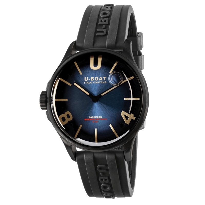U-Boat Watch Darkmoon 40 Blue Soleil Black PVD 9020/B