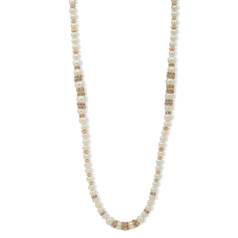 ANNE KLEIN 01N00531NK White White Gold, Pearl Necklace