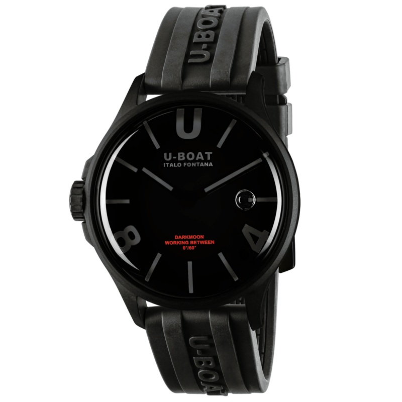U-Boat Watch Darkmoon 44 Black Curved PVD 9544