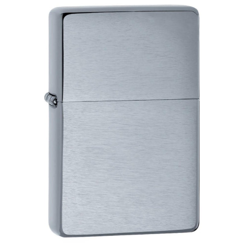 Zippo Brushed Chrome Vintage Lighter